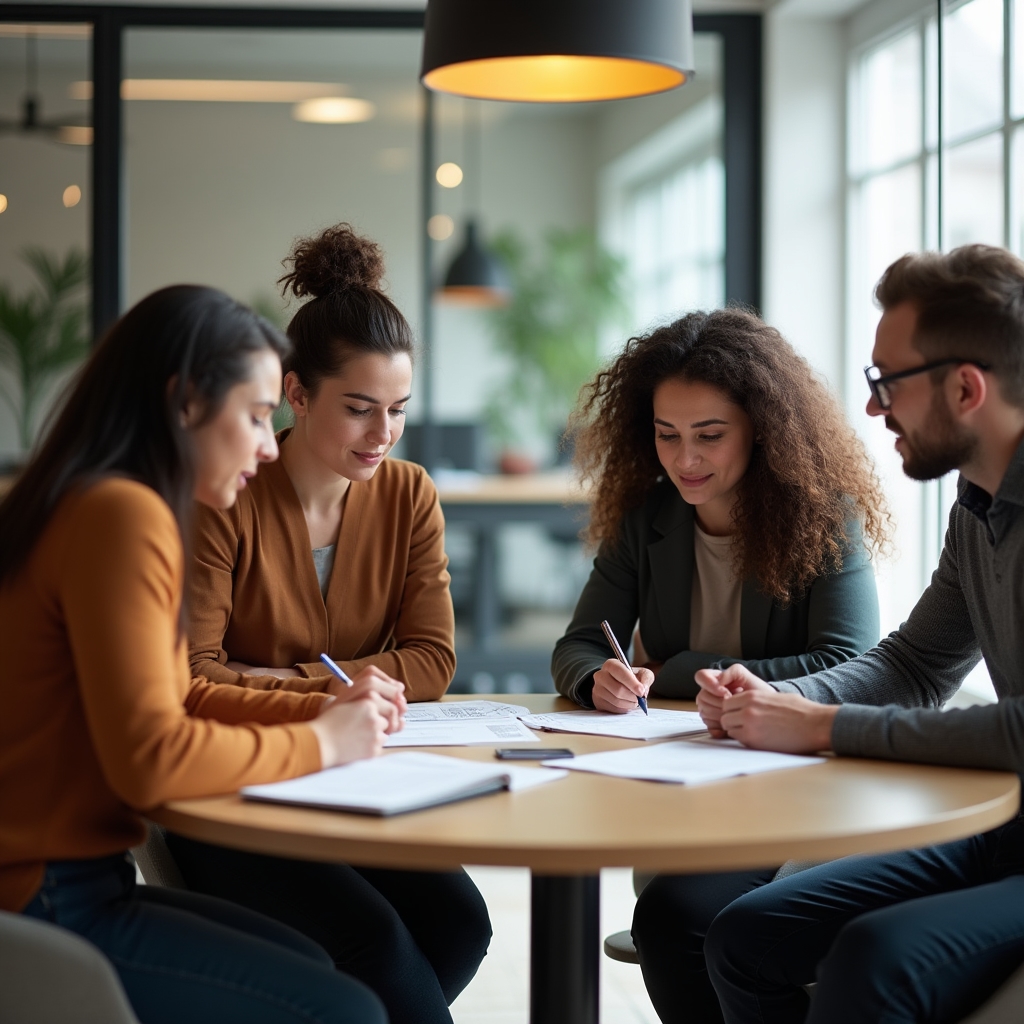 Teamkoordination in einer informellen Besprechung